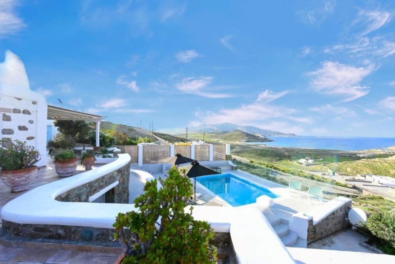 Ftelia Beach Paradise - Villa Irina'S Oasis Ngoại thất bức ảnh